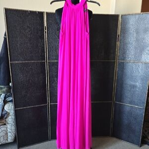 Vibrant Fuchsia Maxi Dress